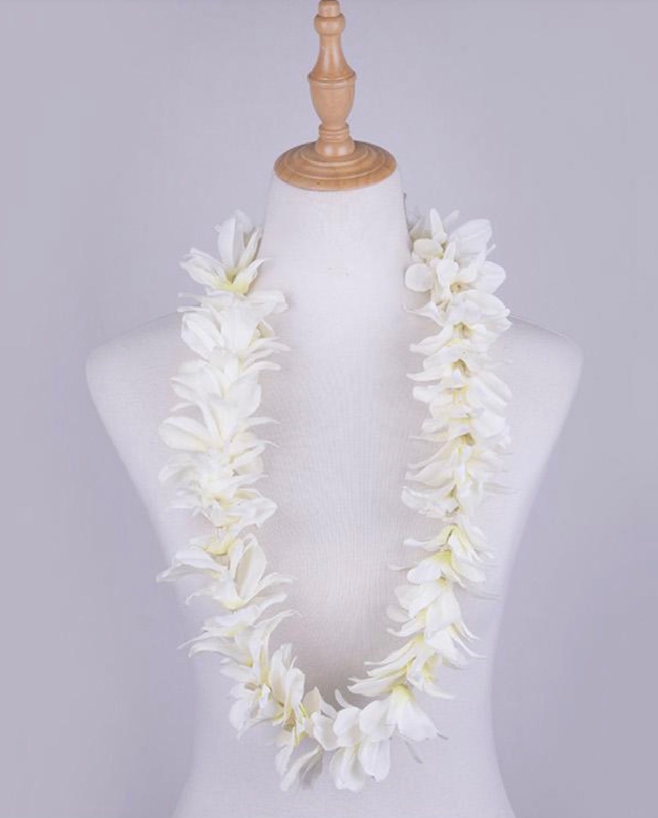 Silk Single Orchid Lei