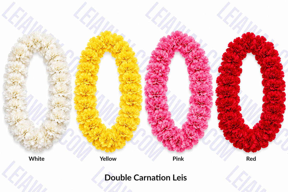 Double Carnation Lei