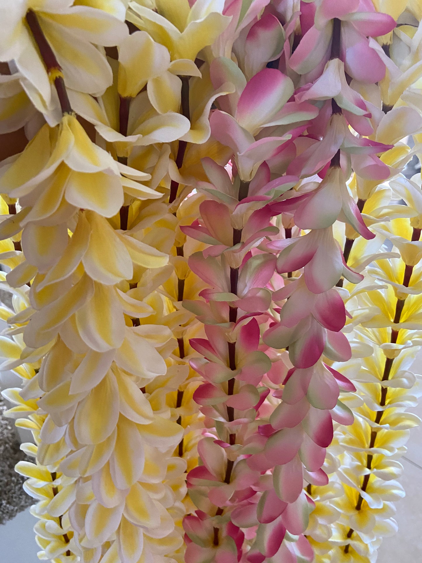 Silk Plumeria Lei