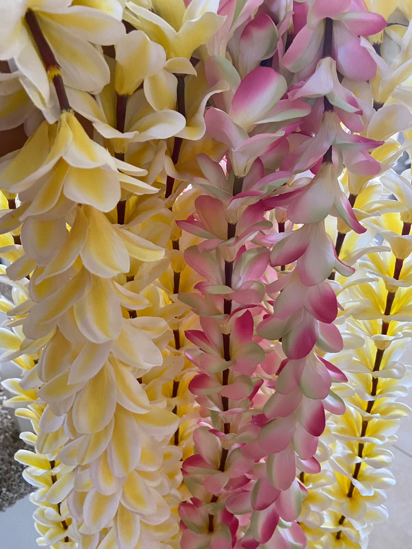 Silk Plumeria Lei