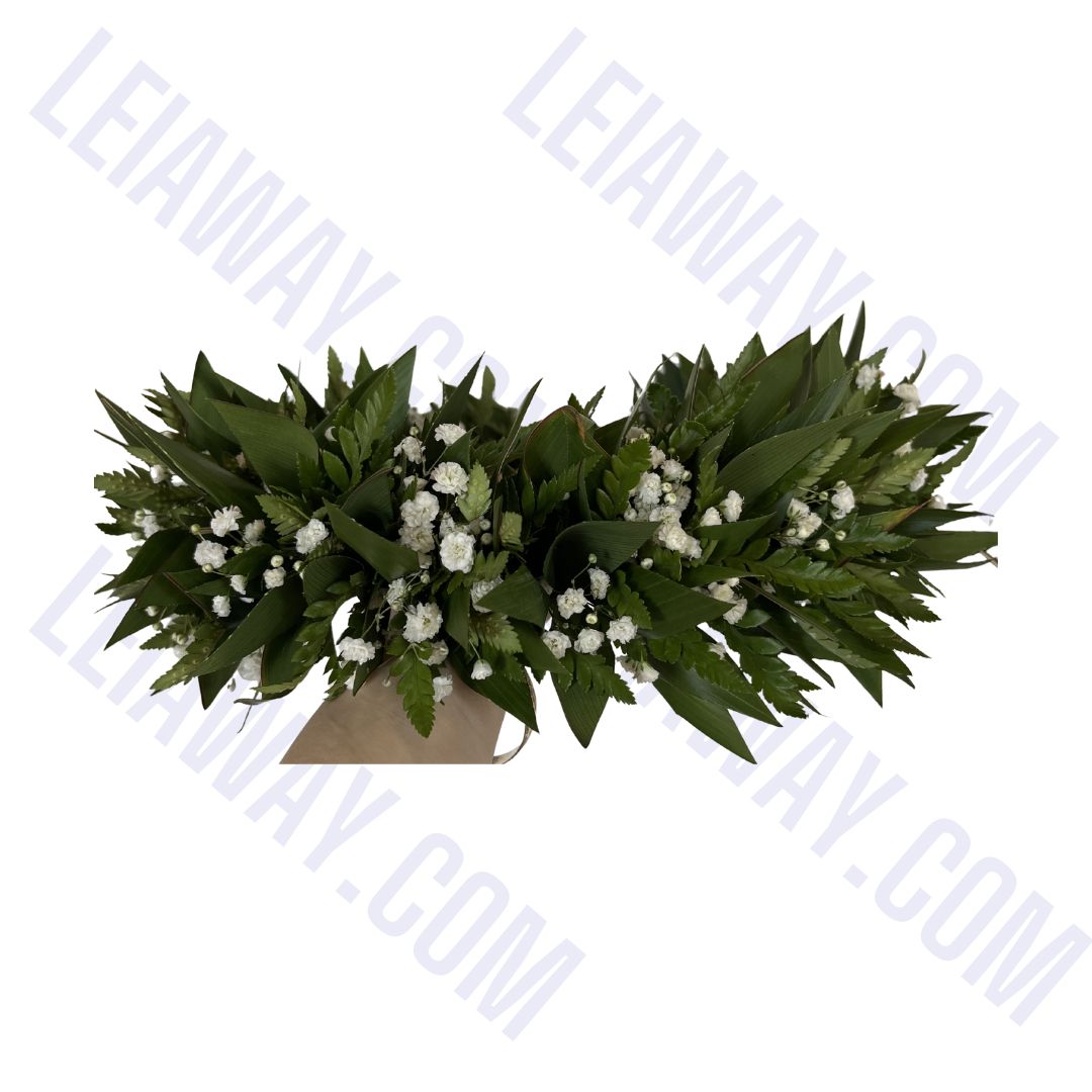 Custom Fresh Flower Lei Po'o or Haku Lei (Flower Crown)