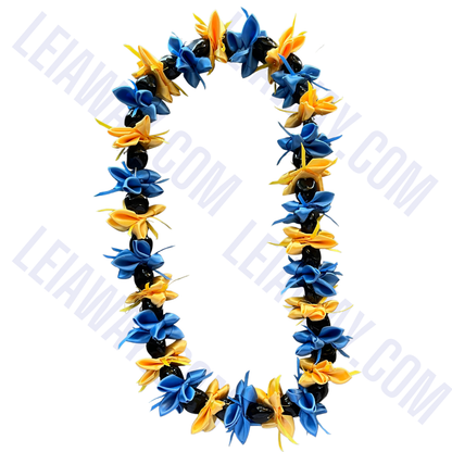 Handmade Kukui Nut Ribbon Lei
