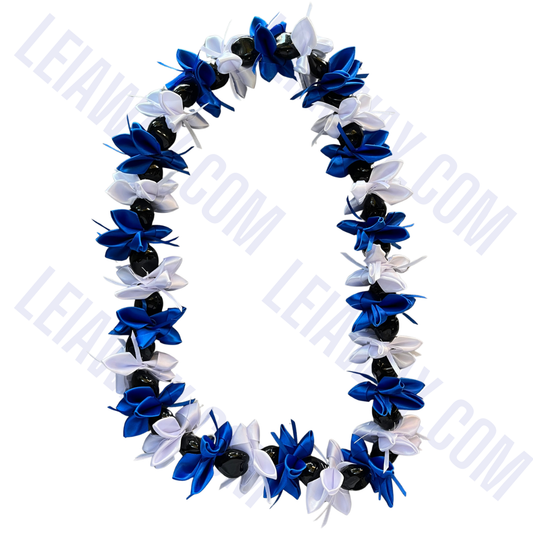 Handmade Kukui Nut Ribbon Lei