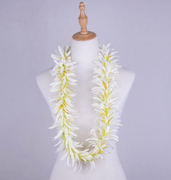 Forever Colorful Silk Tahitian Tiare Lei