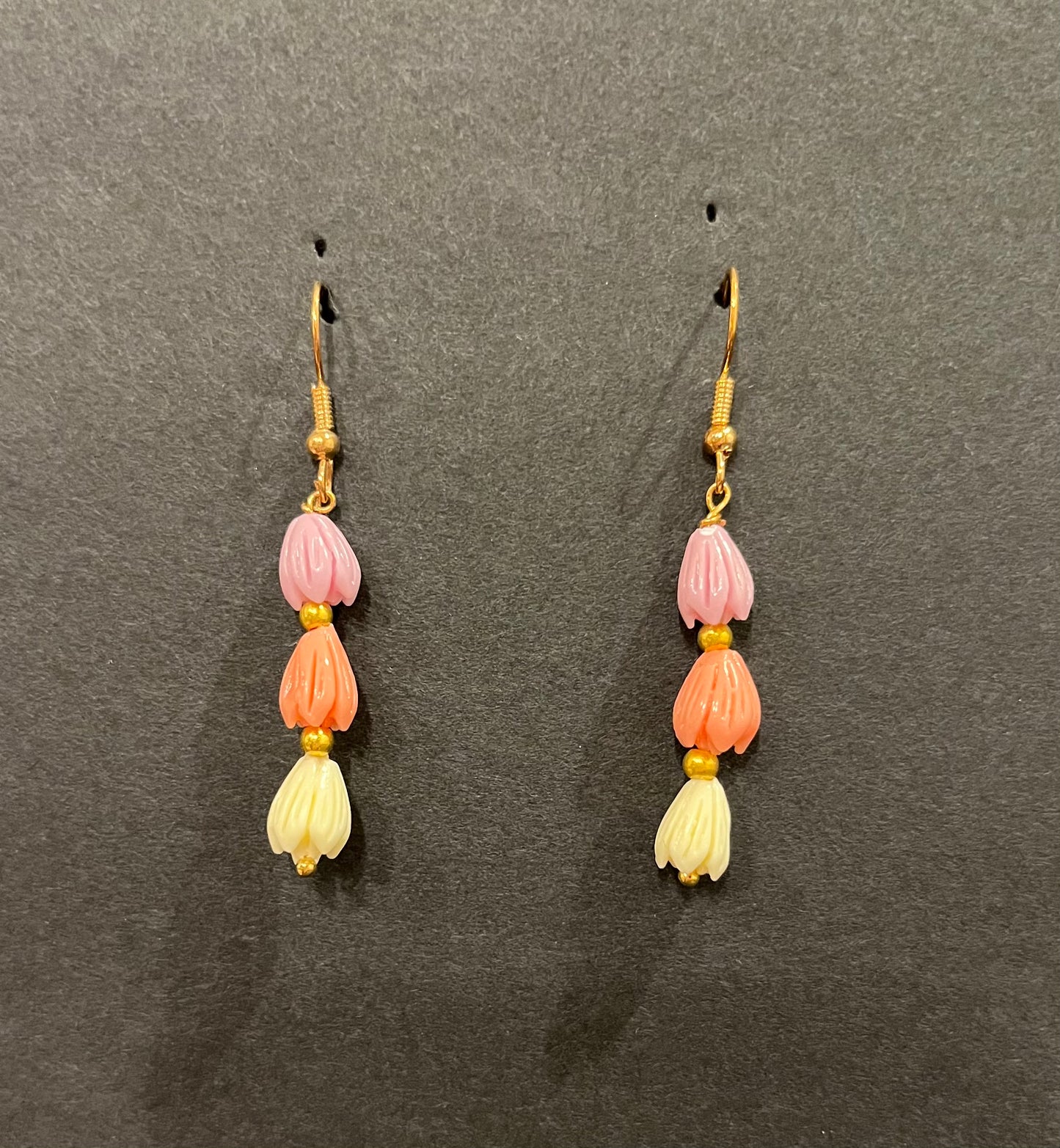 Crown  Flower Earrings