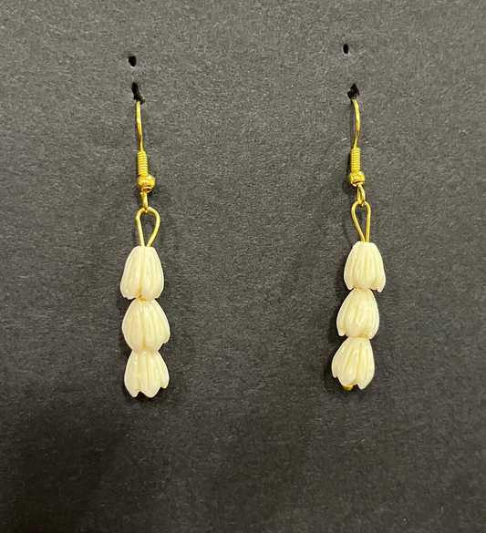 Crown  Flower Earrings