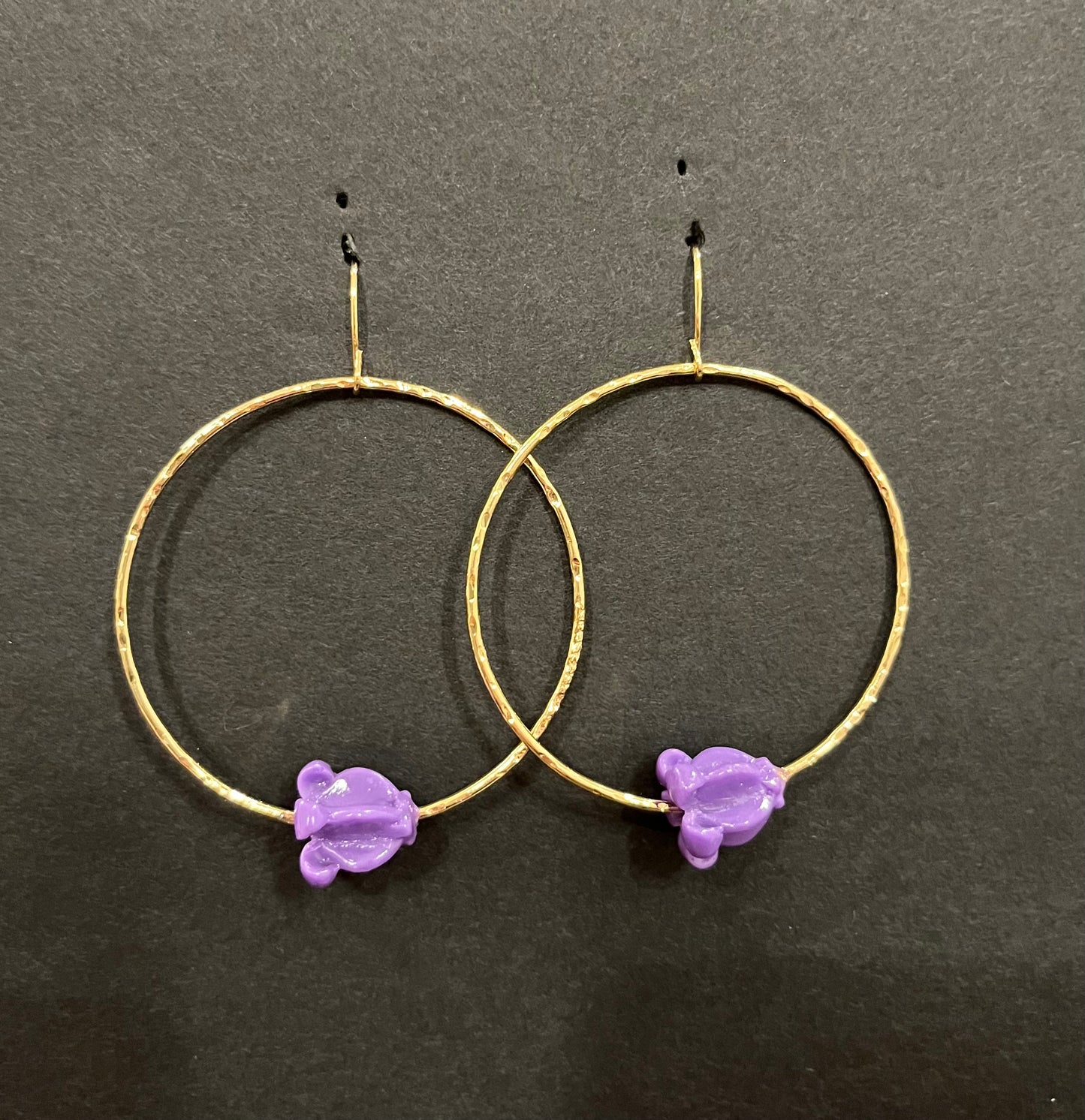 Crown Flower Earrings