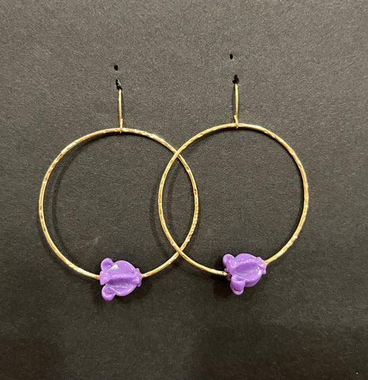 Crown Flower Earrings