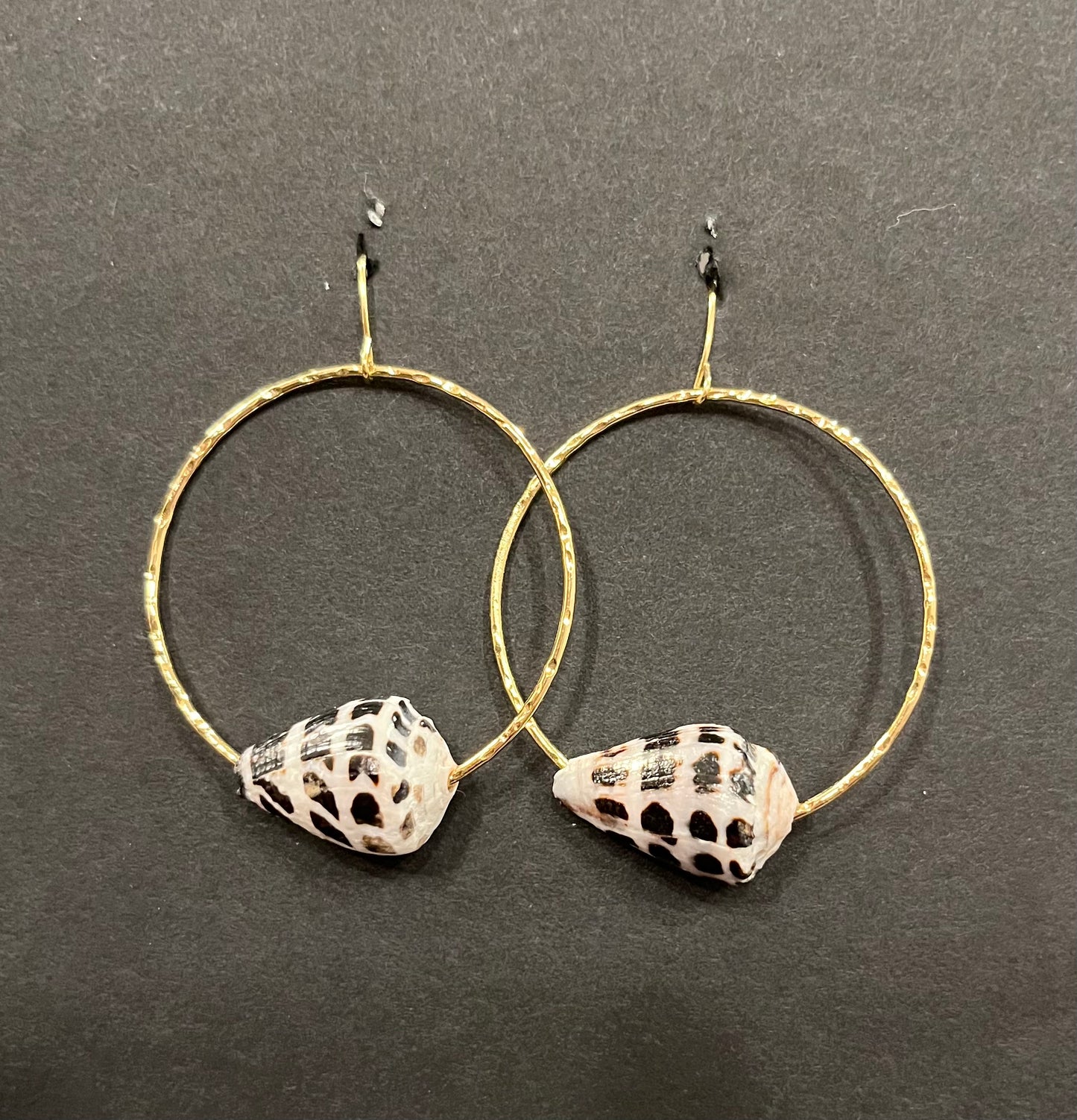 Tiger Cone Shell Earrings
