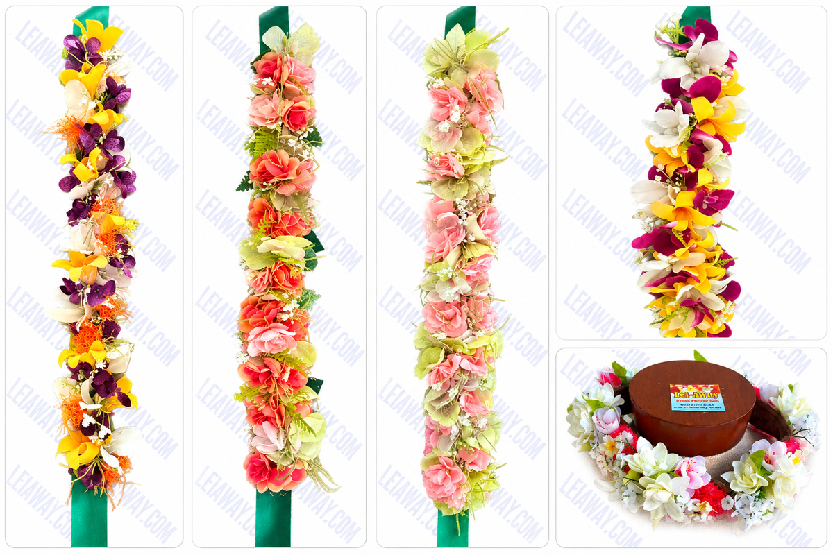 Silk Lei Po'o or Haku Lei