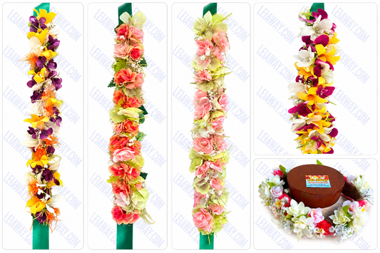 Silk Lei Po'o or Haku Lei