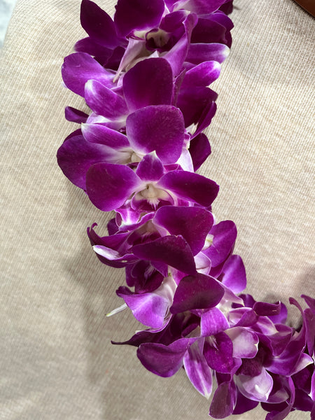 Double Orchid Lei