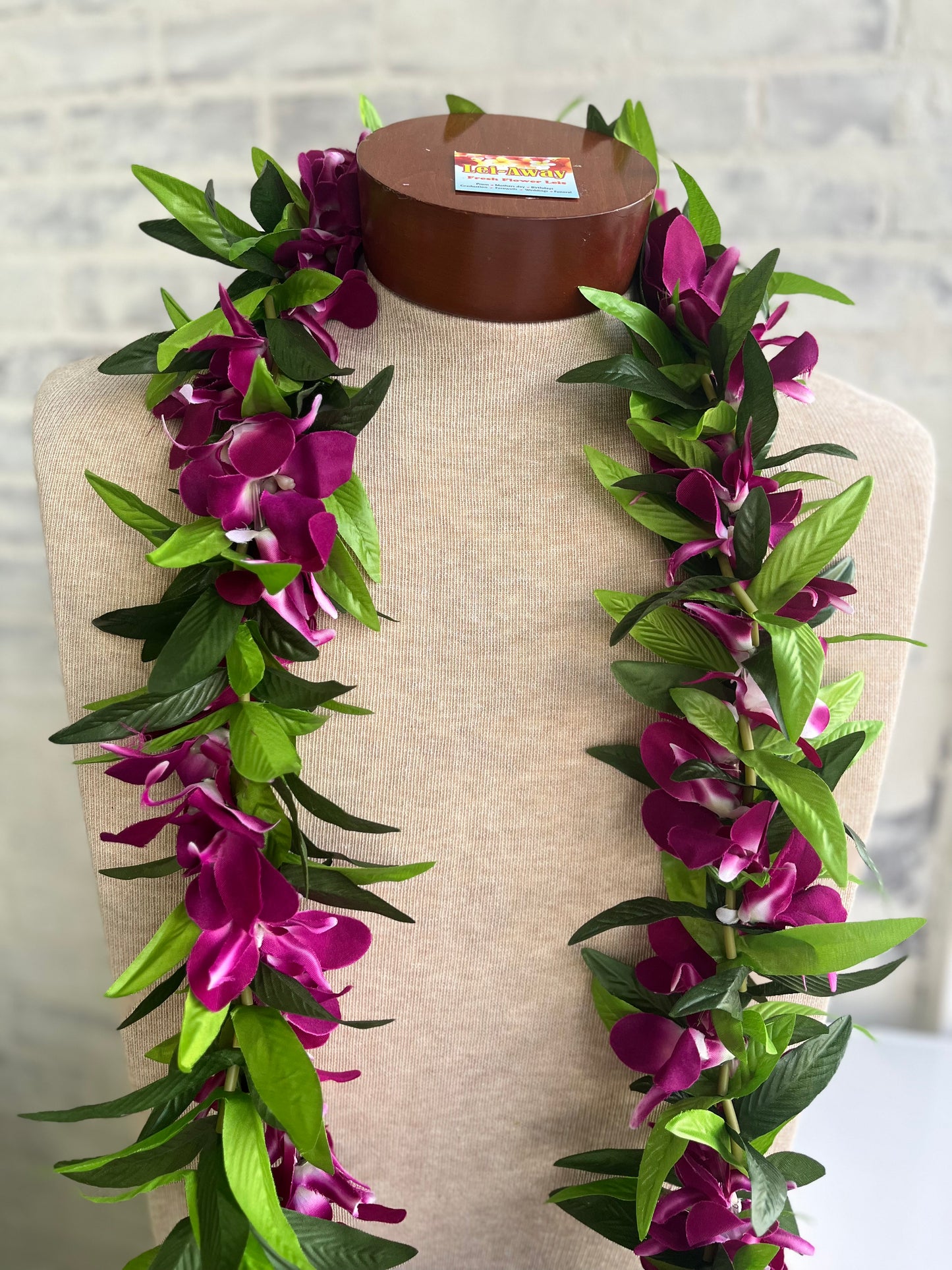 Silk Maile Orchid Wrap