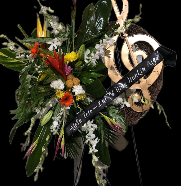 Custom Funeral Wreaths w/ Fresh Flowers