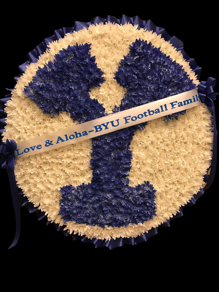 Custom Funeral Wreaths w/ Fresh Flowers