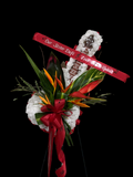Custom Funeral Wreaths with Silk Flowers