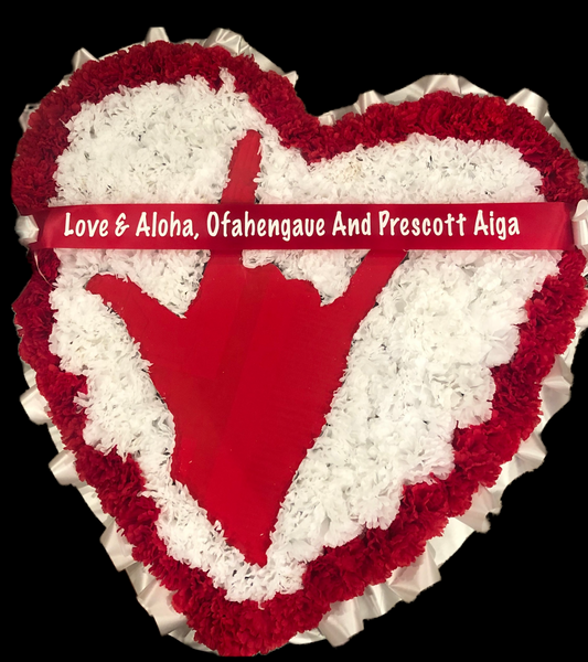 Custom Funeral Wreaths with Silk Flowers