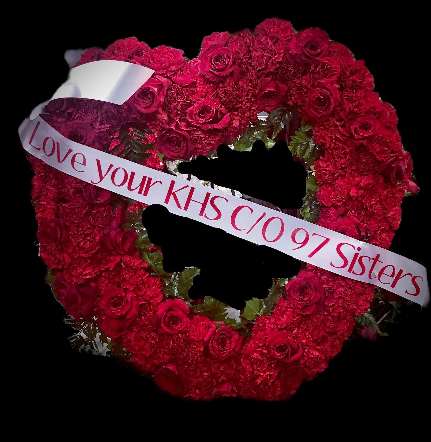 Custom Funeral Wreaths w/ Fresh Flowers